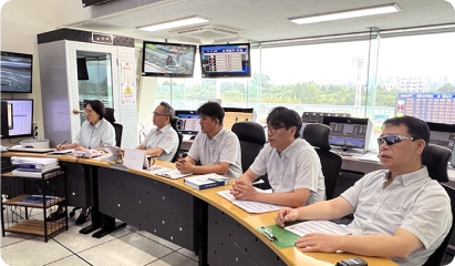 Boat racing judges overseeing races 3